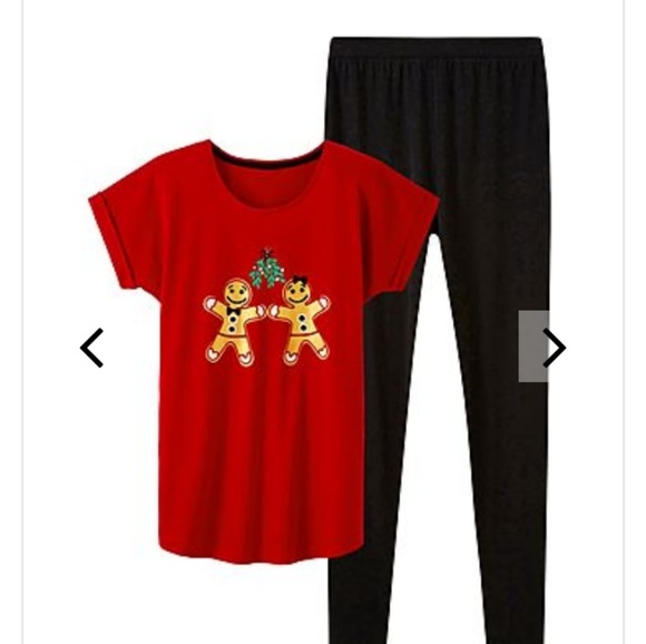 2pc Gingerbread tee and legging set - Picture 2 of 6